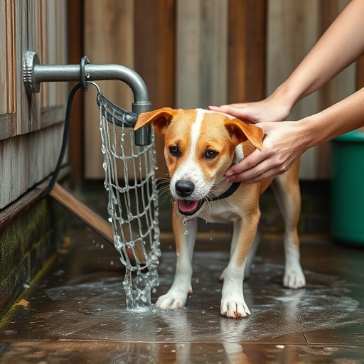 dog washing
