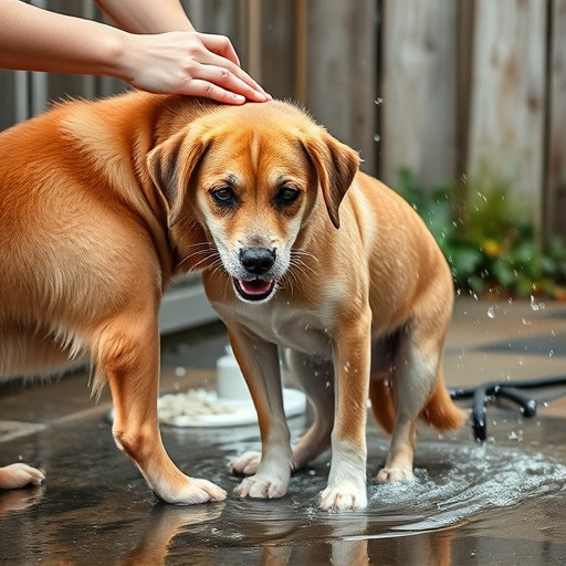 dog washing