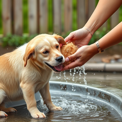 dog washing