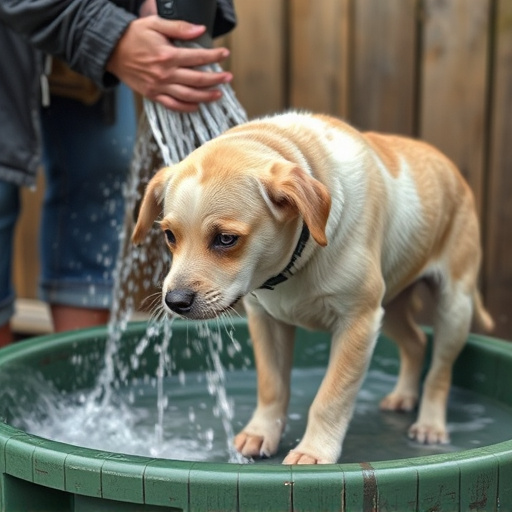 dog washing