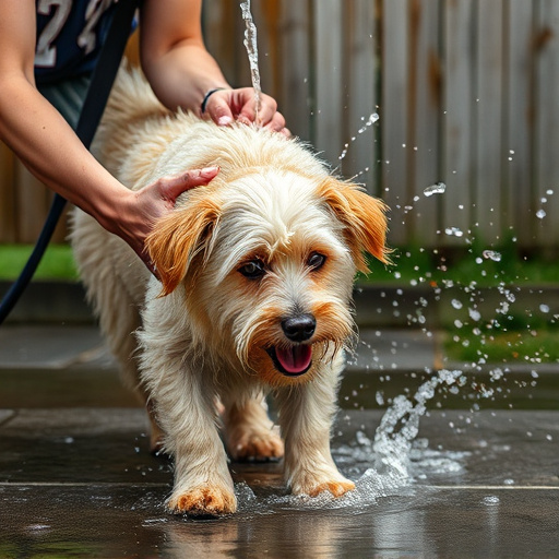 dog washing