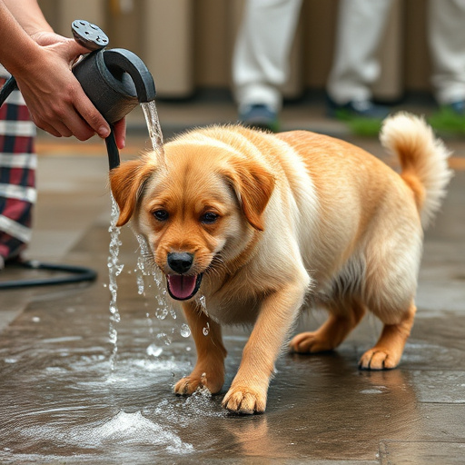 dog washing