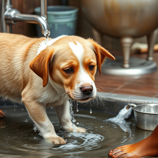 dog washing