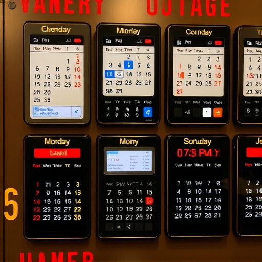 electronic calendars