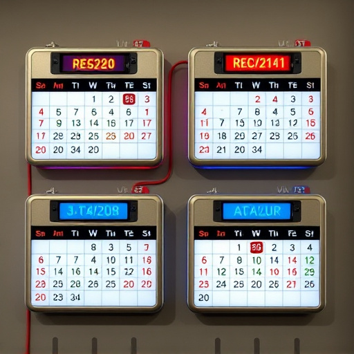 electronic calendars