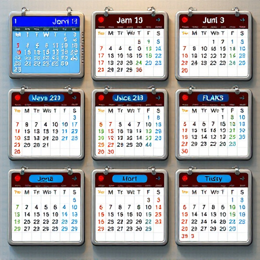 electronic calendars