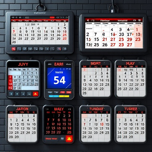 electronic calendars