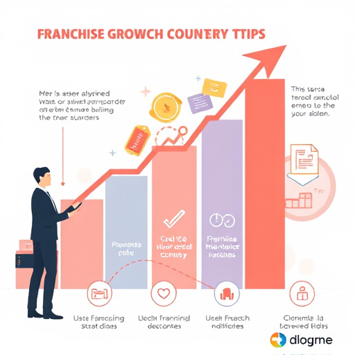 Franchise Growth Strategy. Visual Franchise Branding Tips Graphic