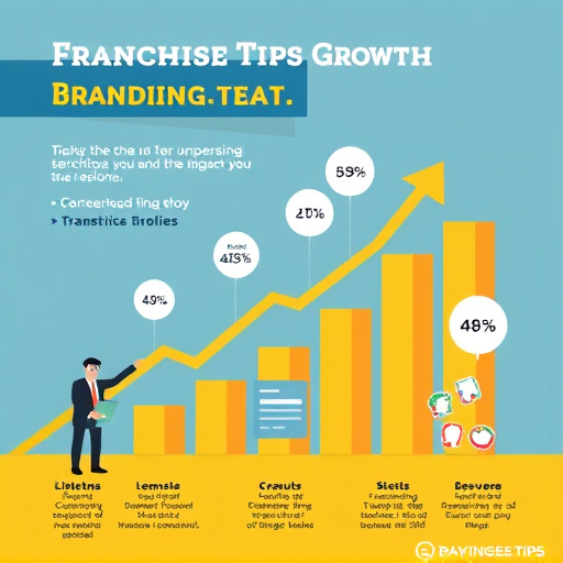 Franchise Growth Strategy. Visual Franchise Branding Tips Graphic