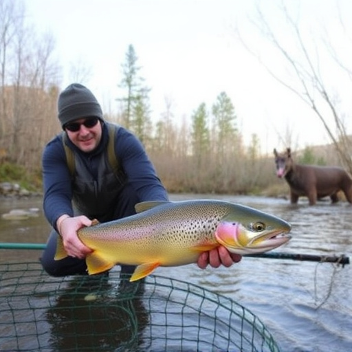 river fishing for trout
