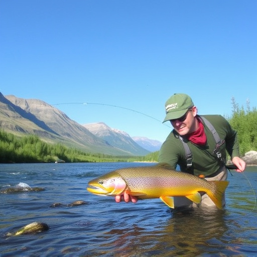 river fishing for trout