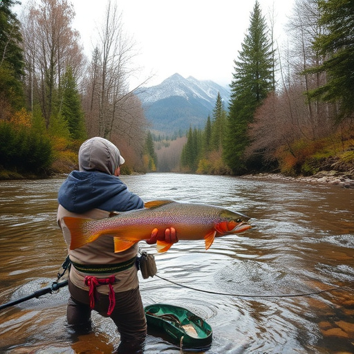 river fishing for trout