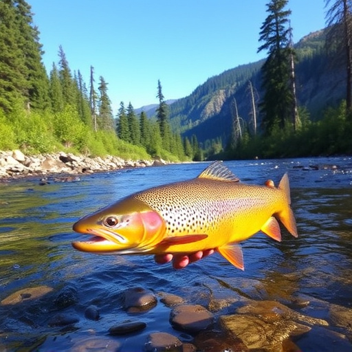 river fishing for trout