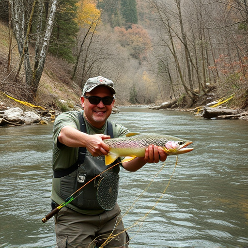 river fishing for trout