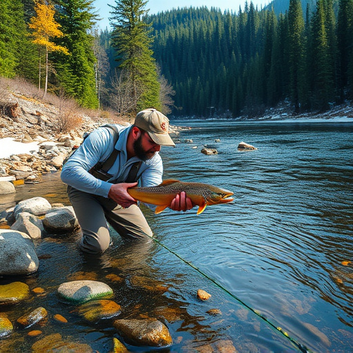 river fishing for trout