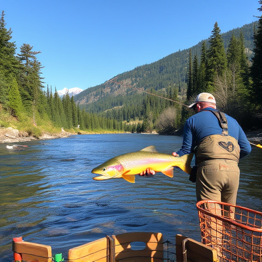 river fishing for trout