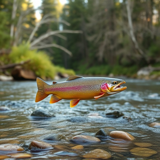 river fishing for trout
