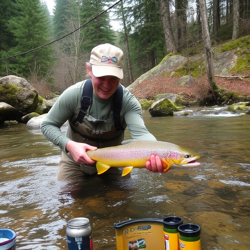 river fishing for trout