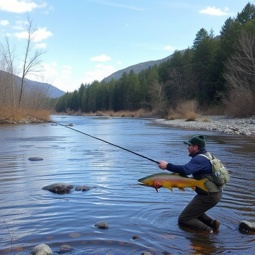 river fishing for trout