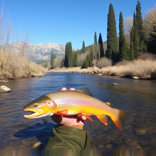 river fishing for trout