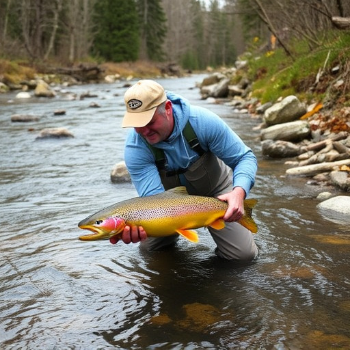 river fishing for trout