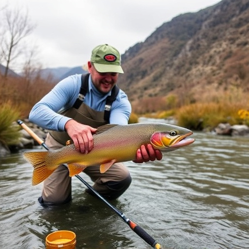 river fishing for trout