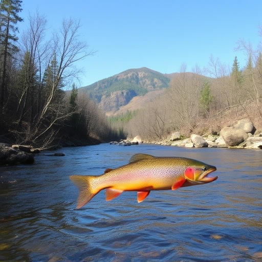 river fishing for trout