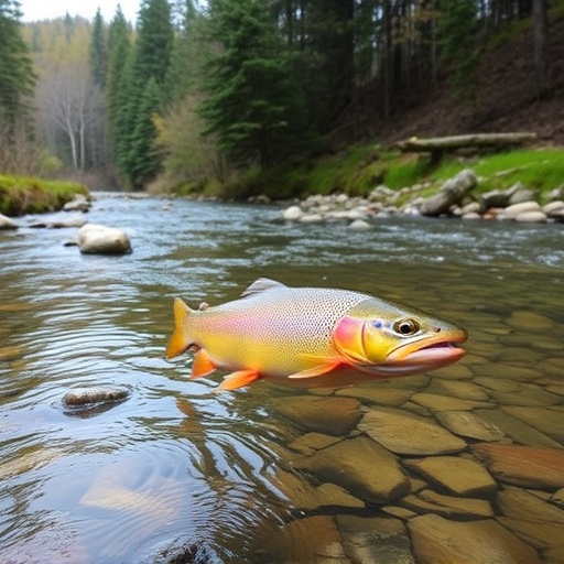 river fishing for trout
