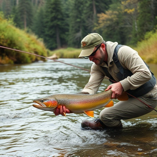 river fishing for trout