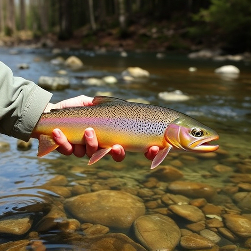 river fishing for trout