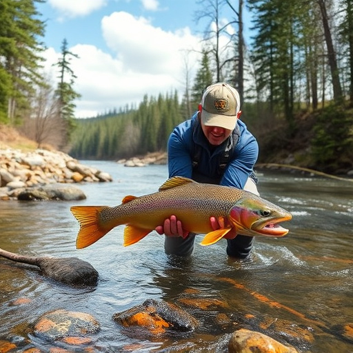 river fishing for trout