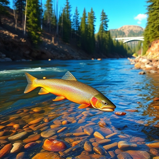 river fishing for trout