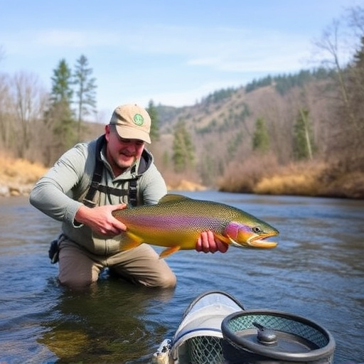 river fishing for trout