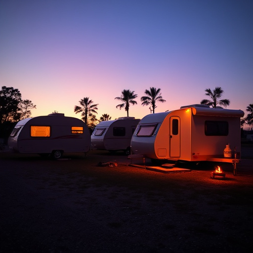 Vacationer caravans