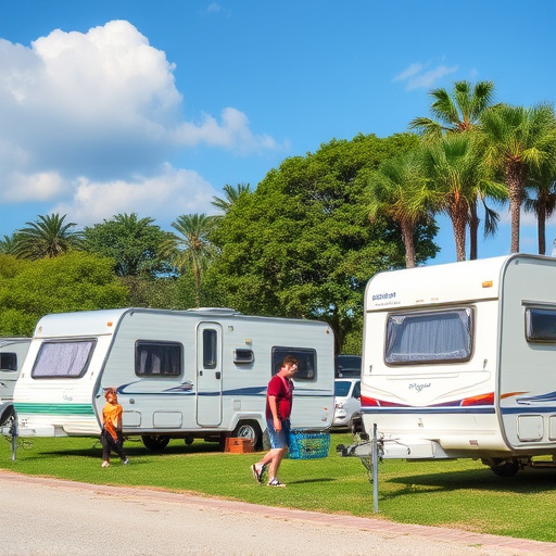 Vacationer caravans