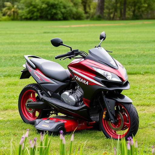 yamaha motorcycles, lawn mower, motorcycle