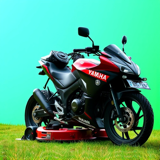 yamaha motorcycles, lawn mower, motorcycle