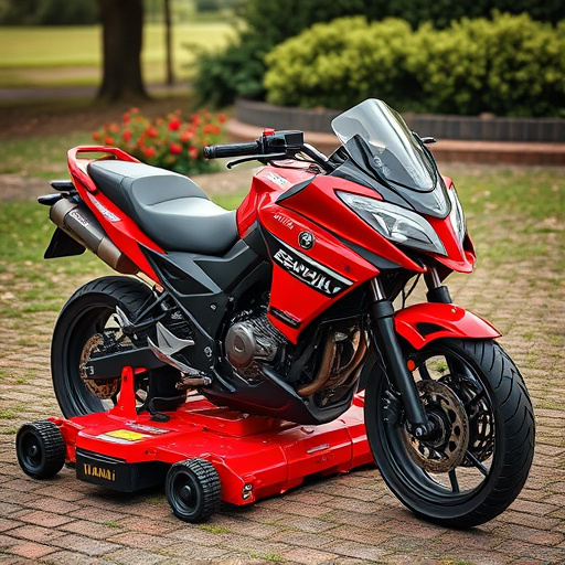 yamaha motorcycles, lawn mower, motorcycle