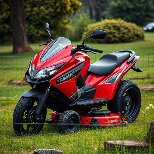 yamaha motorcycles, lawn mower, motorcycle