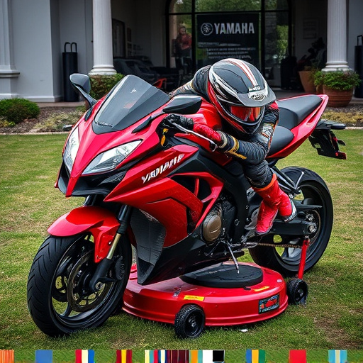 yamaha motorcycles, lawn mower, motorcycle