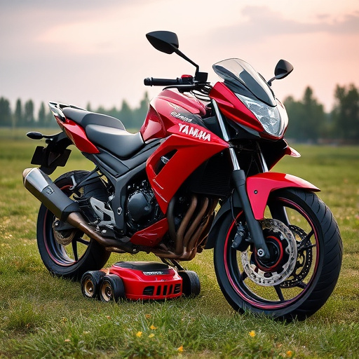 yamaha motorcycles, lawn mower, motorcycle
