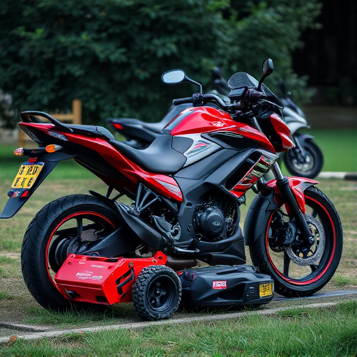 yamaha motorcycles, lawn mower, motorcycle
