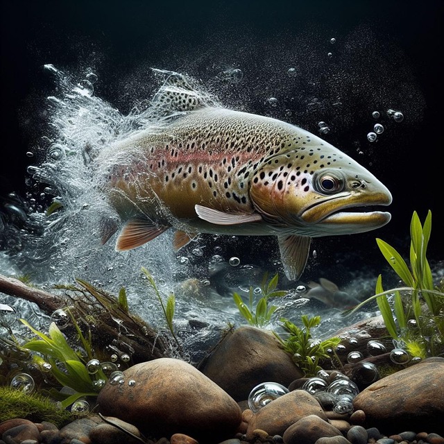 river fishing for trout