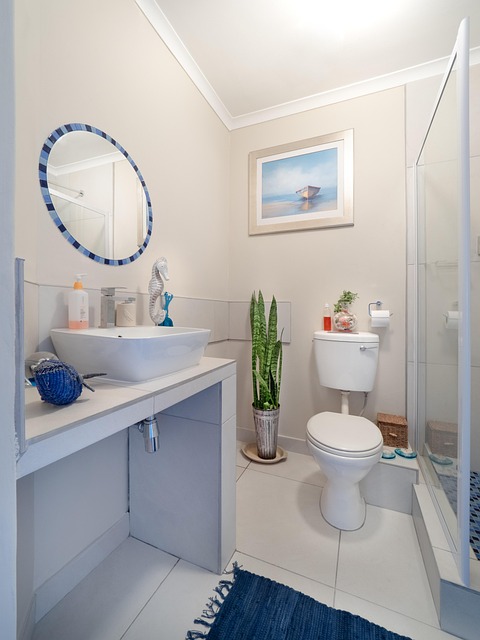bathroom with showers