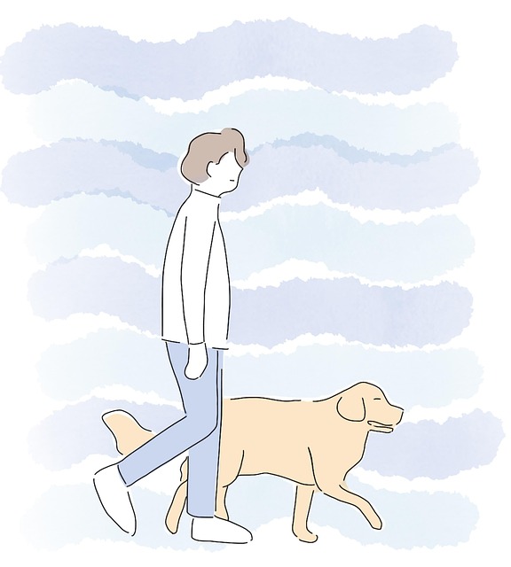 dog petting