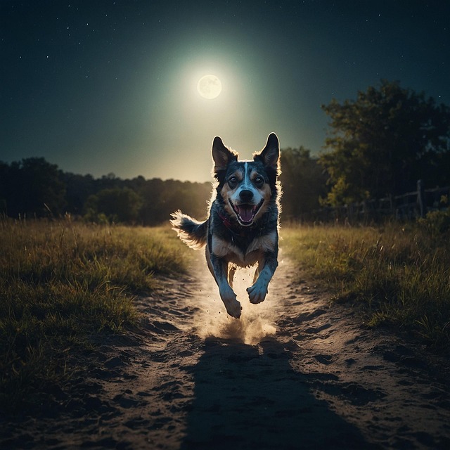 dog running